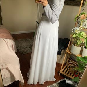 White Maxi Skirt